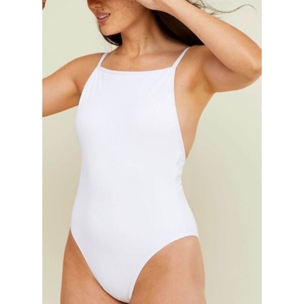 NWT Andie The Paloma One Piece Ribbed Swimsuit. Size XL Tall.